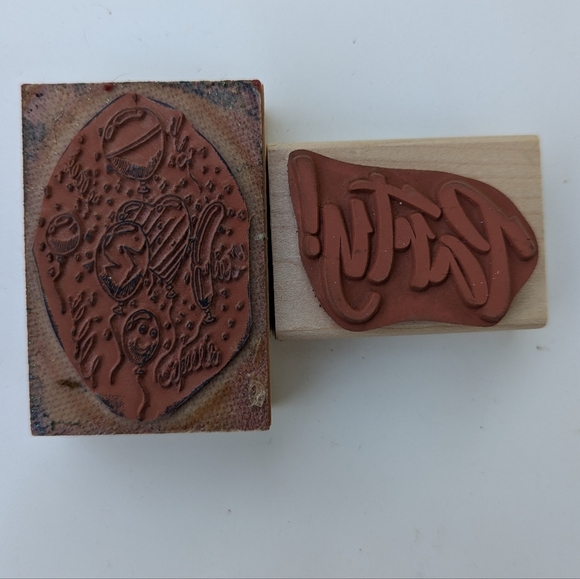 Party Rubber Stamps Set - Picture 3 of 5